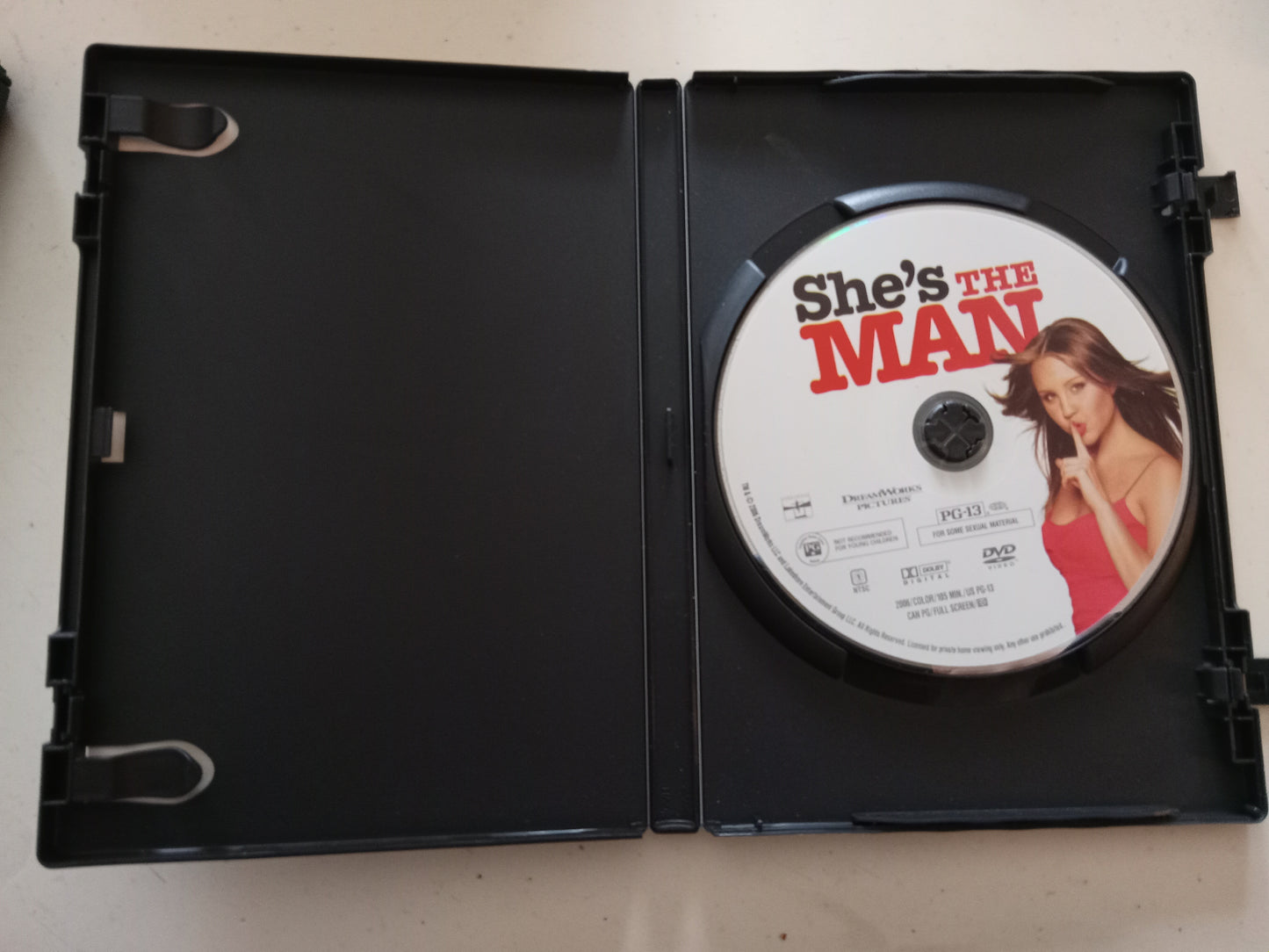 She's The Man, DVD Movie, Amanda Bynes Fullscreen, Rated PG-13, USED