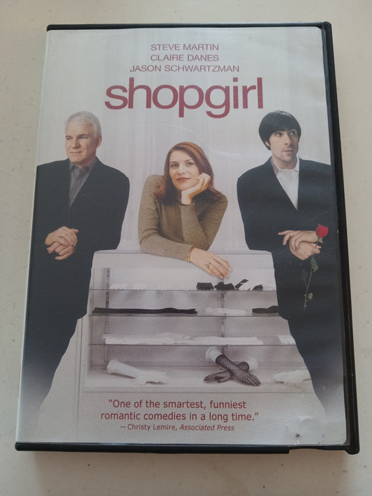 Shopgirl, DVD Movie, Steve Martin Widescreen, Rated R, USED