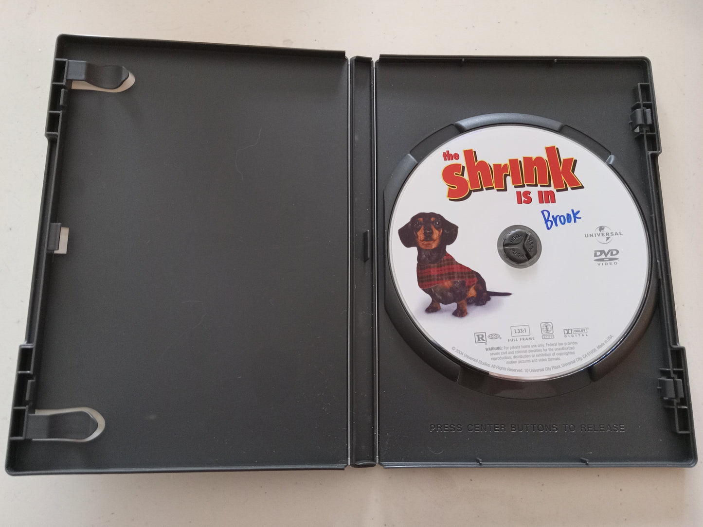 The Shrink Is In, DVD Movie, Courtney Cox Fullscreen, Rated R, USED