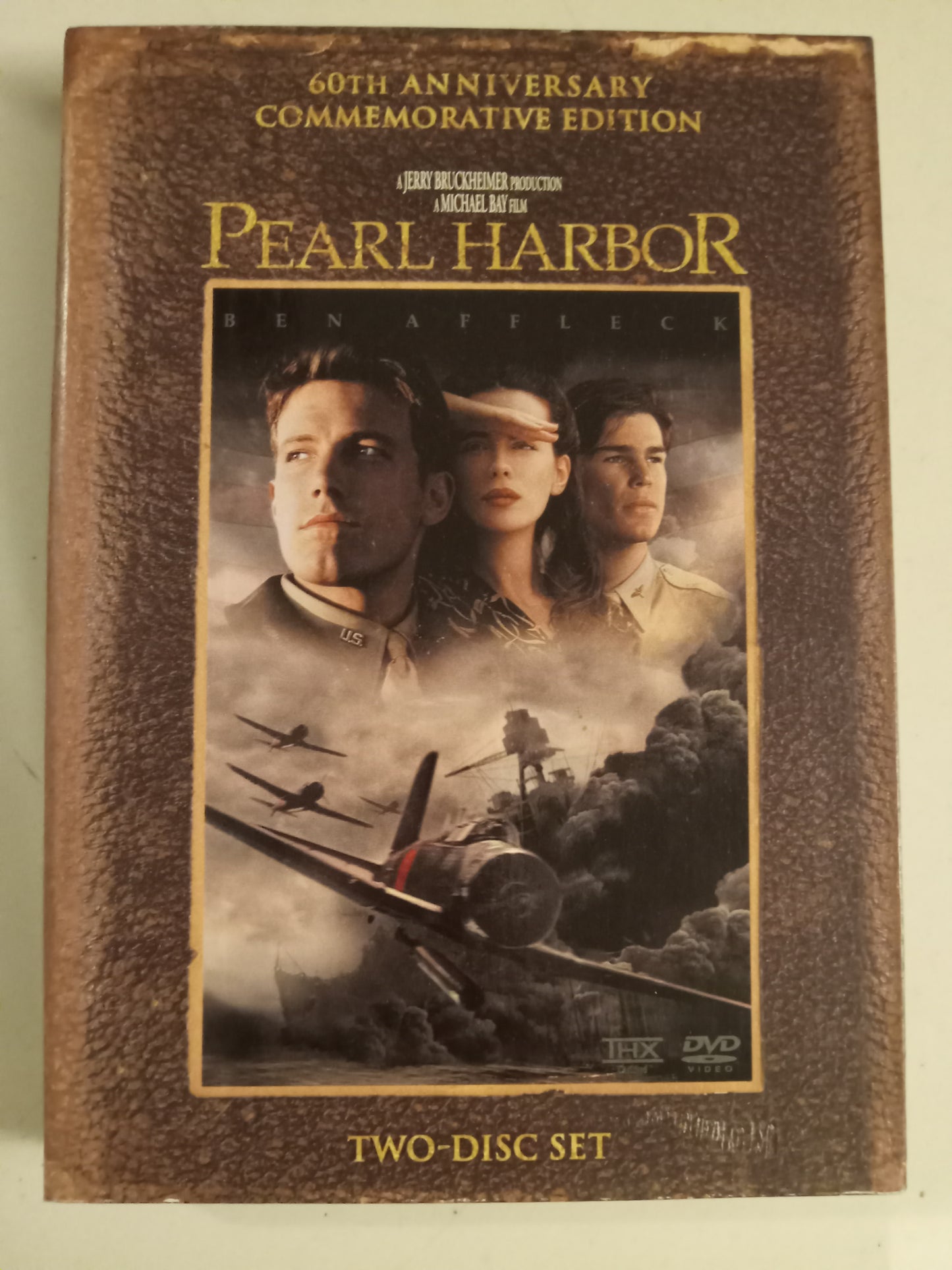 Pearl Harbor, 2 Disc DVD Movie, Ben Affleck Widescreen, 60th Anniversary Commemorative Ed. Rated PG-13, USED