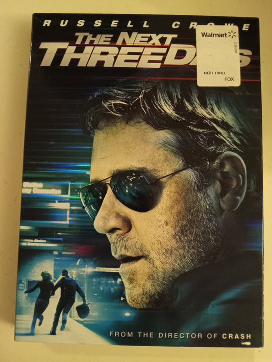 The Next Three Days, DVD Movie, Russell Crowe Widescreen, Rated PG-13, USED