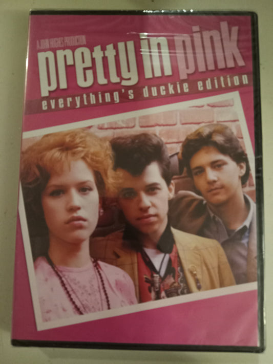 Pretty In Pink, DVD Movie, Molly Ringwald Widescreen, Rated PG-13, NEW/USED