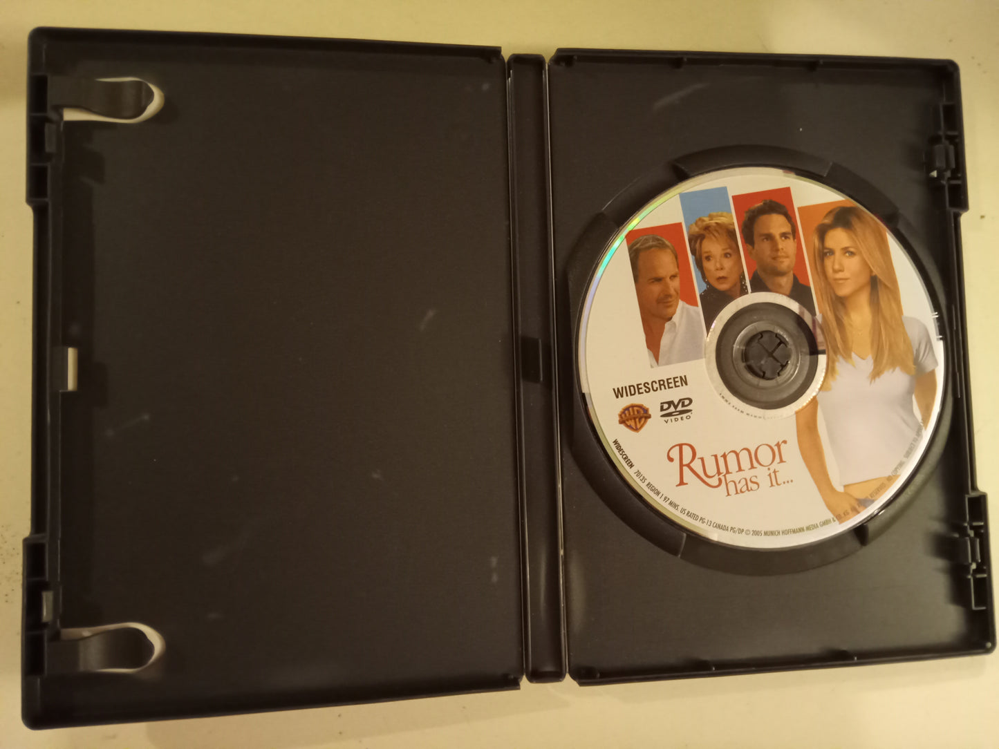 Rumors Has It, DVD Movie, Jennifer Aniston Widescreen, Rated PG-13, USED