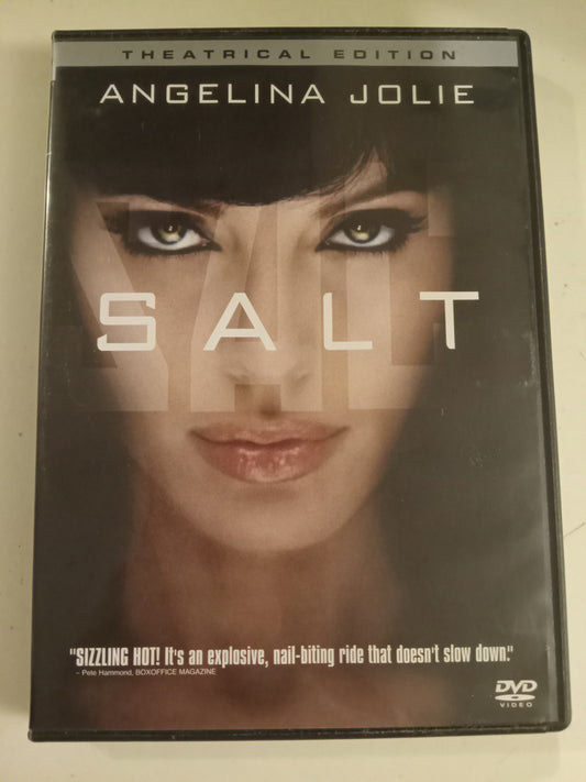 Salt, DVD Movie, Angelina Jolie Widescreen, Theatrical Ed. Rated PG-13, USED
