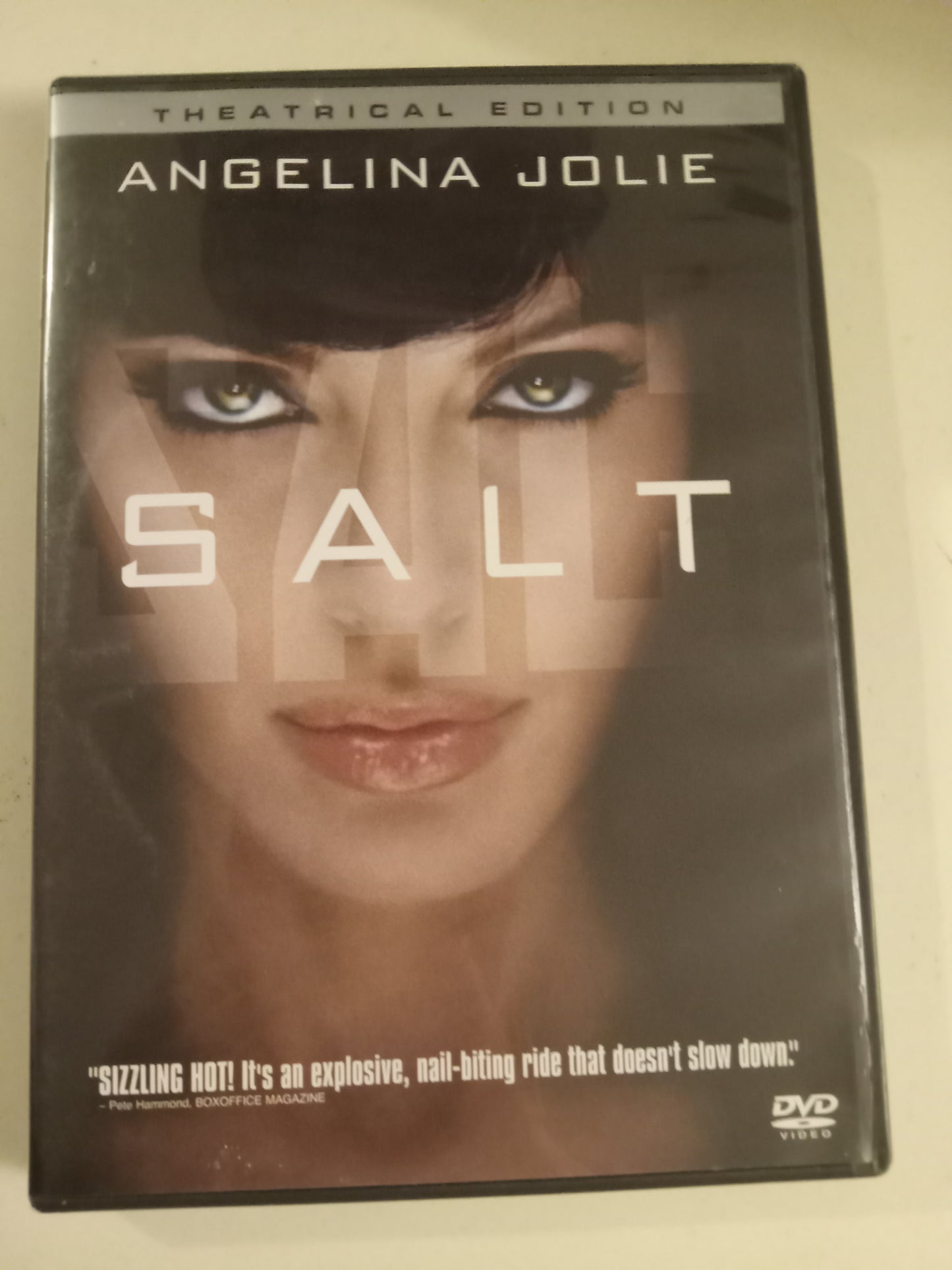 Salt, DVD Movie, Angelina Jolie Widescreen, Theatrical Ed. Rated PG-13, USED