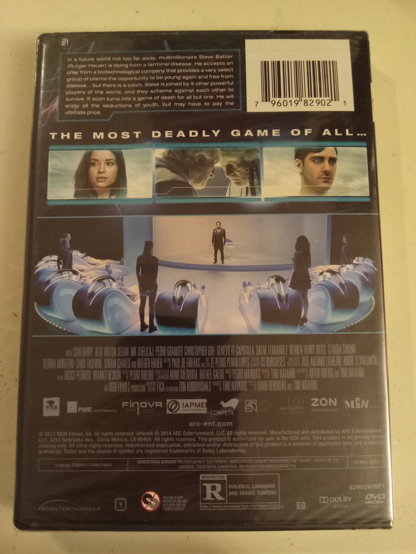 RPG Real Playing Game, DVD Movie, Rutger Hauer Widescreen, Rated R, NEW