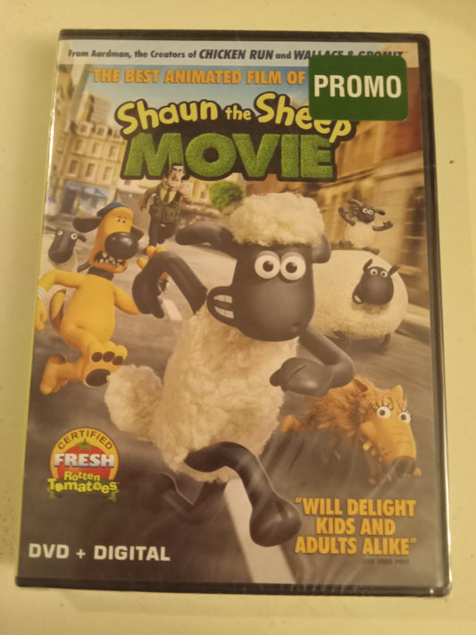 Shaun The Sheep Movie, Aardman Animation DVD Movie, Widescreen, Rated PG, NEW