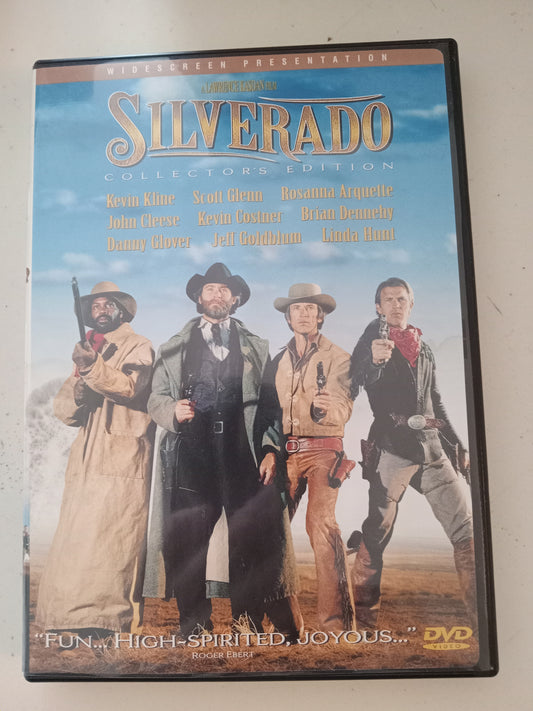 Silverado, DVD Movie, Kevin Kline Widescreen, Rated PG-13, USED