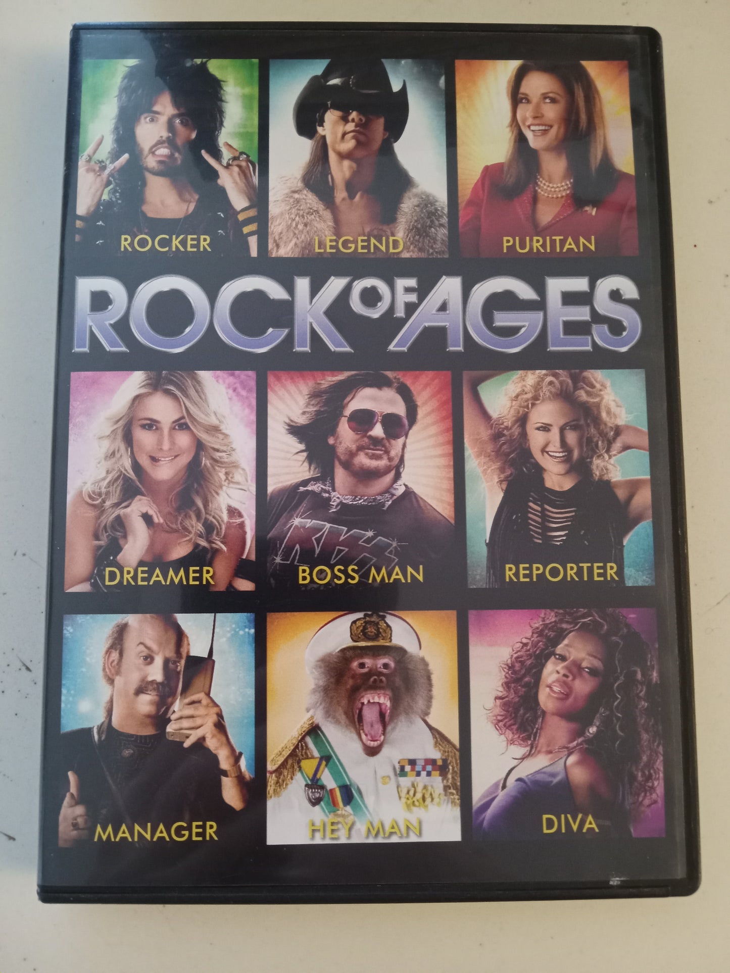Rock Of Ages, DVD Movie, Russell Brand Widescreen, Rated PG-13, USED