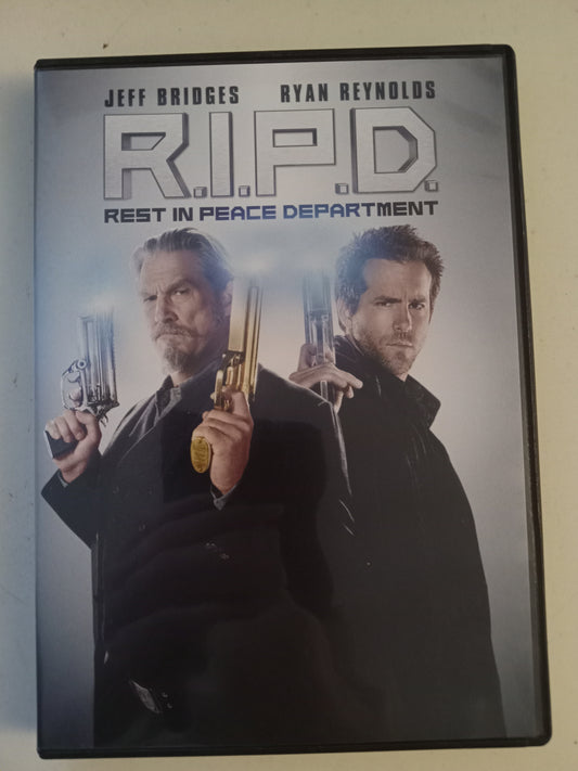 R.I.P.D. Rest In Peace Department, DVD Movie, Jeff Bridges Widescreen, Rated PG-13, USED