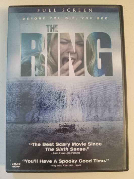 The Ring, DVD Movie, Naomi Watts Fullscreen, Rated PG-13, USED