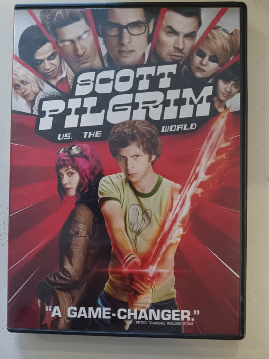 Scott Pilgrim vs The World, DVD Movie, Michael Cera Widescreen, Rated PG-13, USED