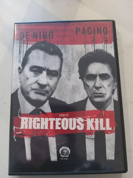 Righteous Kill, DVD Movie, Robert DeNiro Widescreen, Rated R, USED