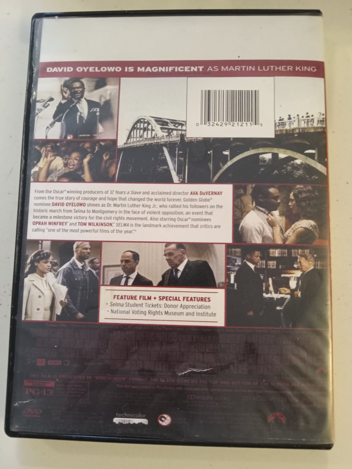 Selma, DVD Movie, David Oyelowo Widescreen, Rated PG-13, USED