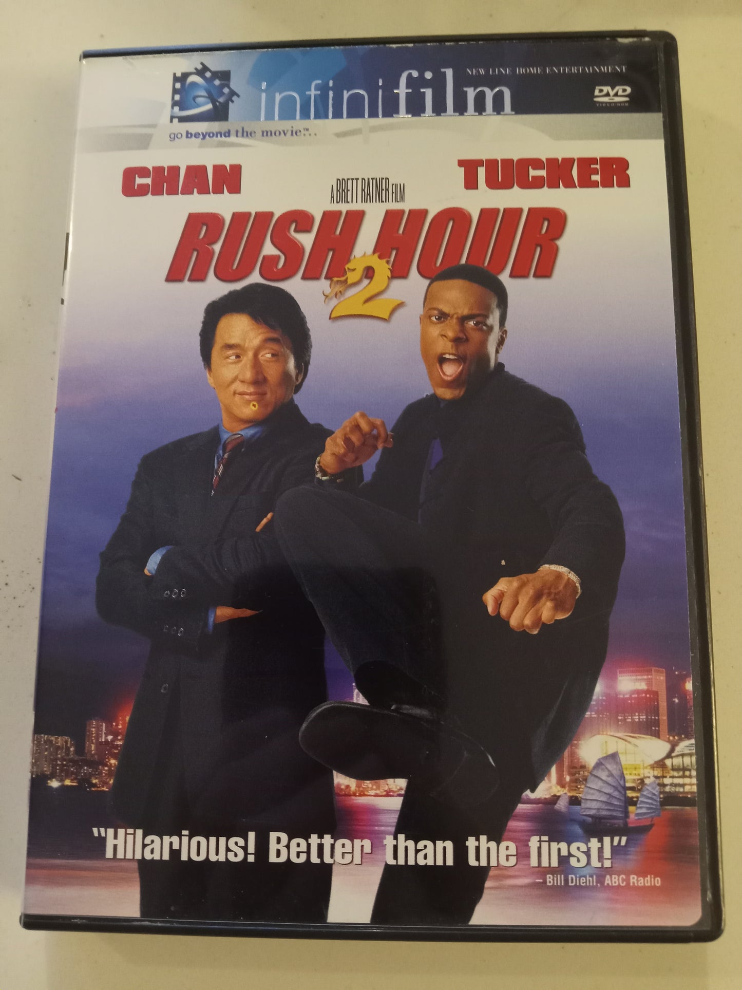 Rush Hour 2, DVD Movie, Jackie Chan Widescreen, Rated PG-13, USED