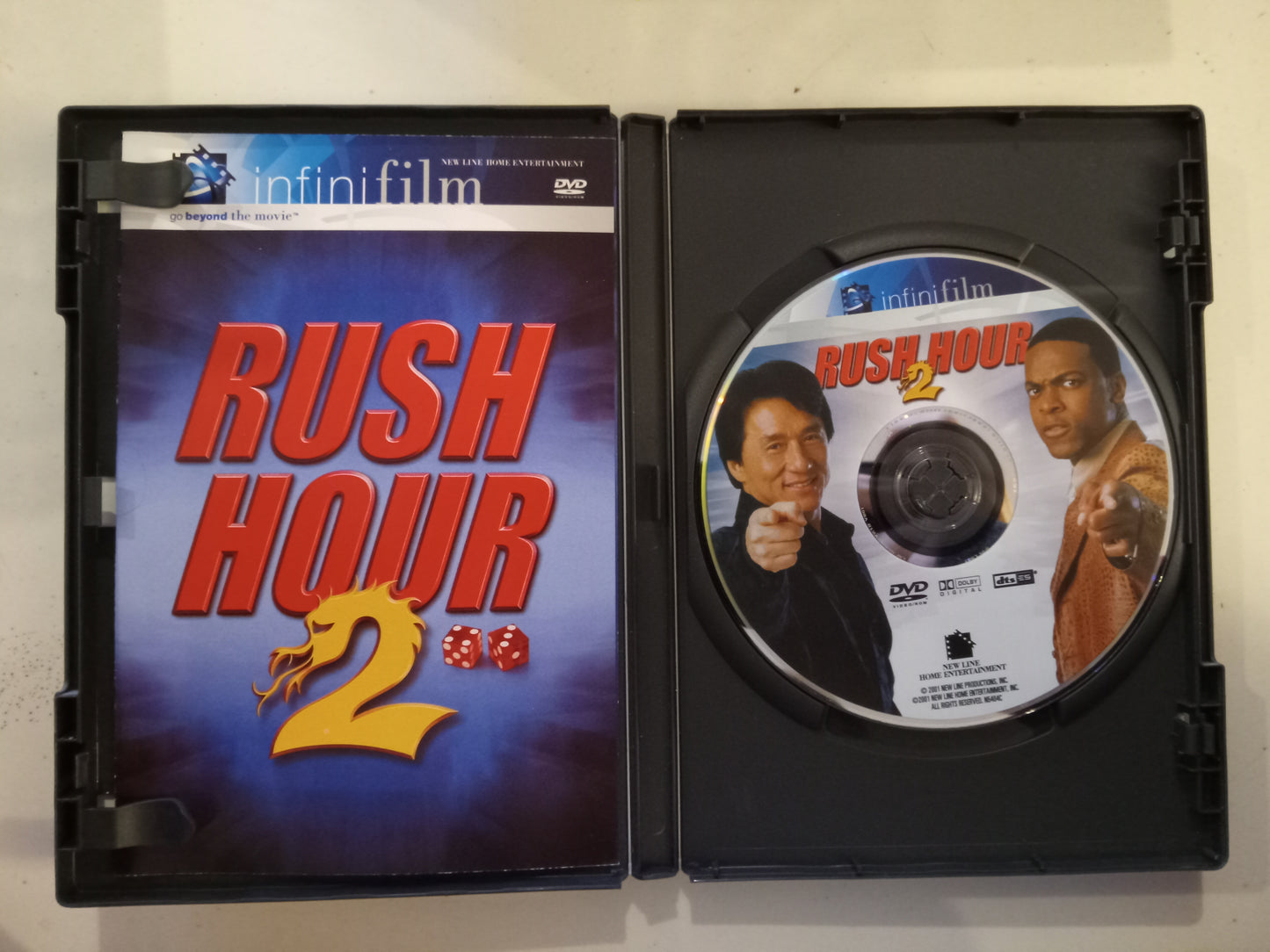 Rush Hour 2, DVD Movie, Jackie Chan Widescreen, Rated PG-13, USED