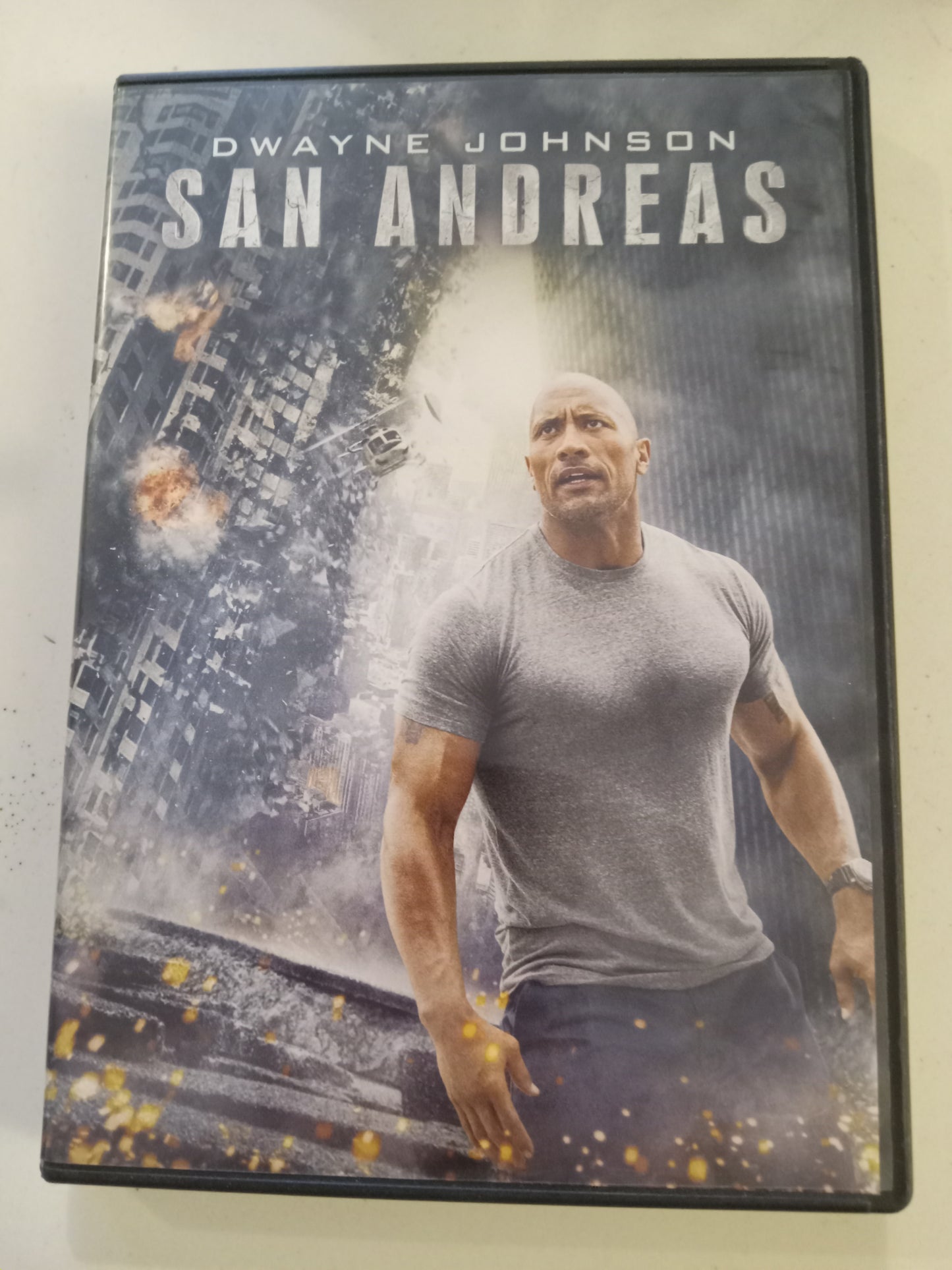 San Andreas, DVD Movie, Dwayne Johnson Widescreen, Rated PG-13, USED