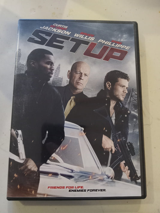 Setup, DVD Movie, Bruce Willis Widescreen, Not-Rated, USED