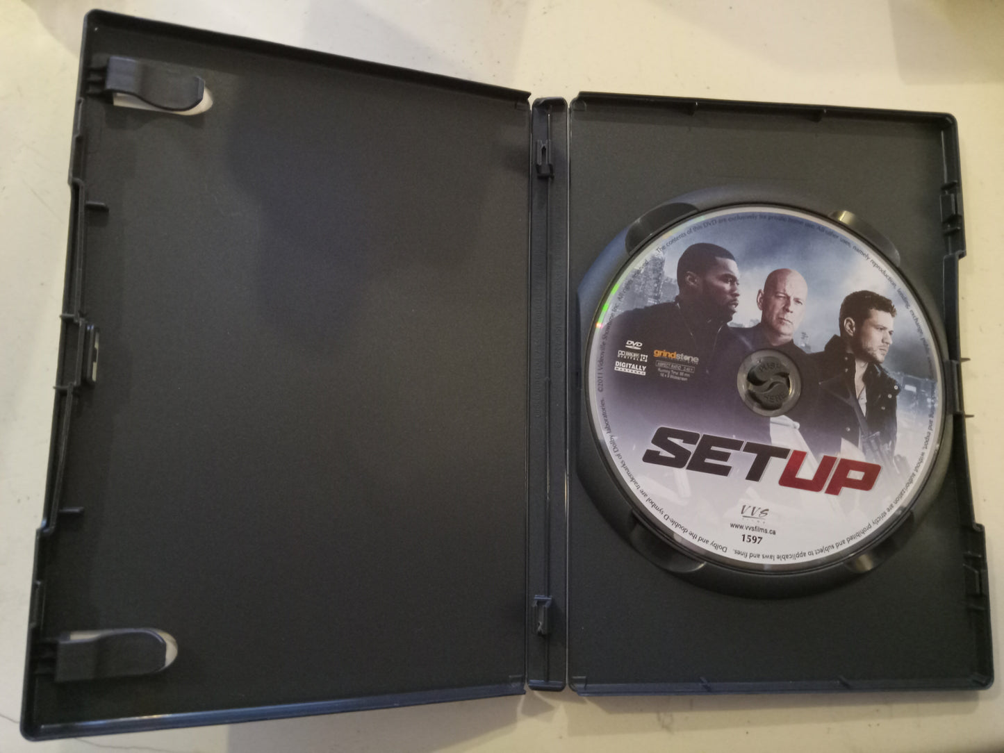 Setup, DVD Movie, Bruce Willis Widescreen, Not-Rated, USED