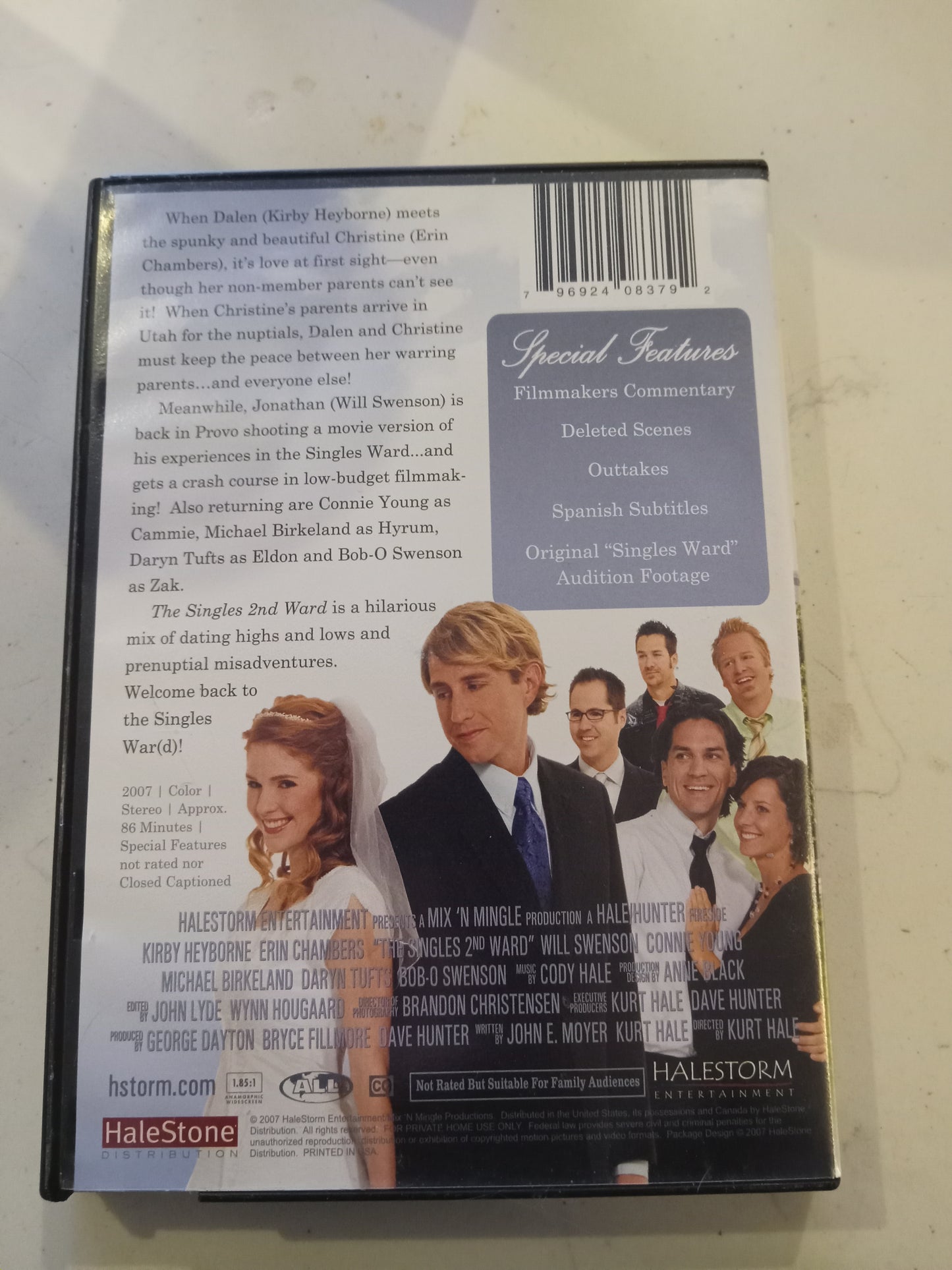 Singles 2nd Ward, DVD Movie, Kirby Heyborne Widescreen, LDS Church Mormons Not-Rated, USED