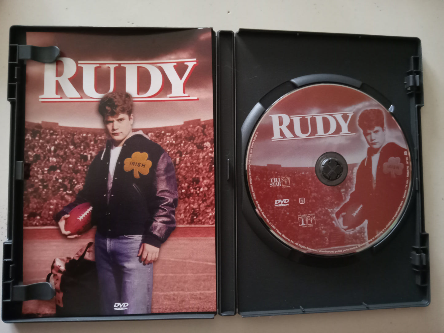 Rudy, DVD Movie, Sean Astin Widescreen, Rated PG, USED