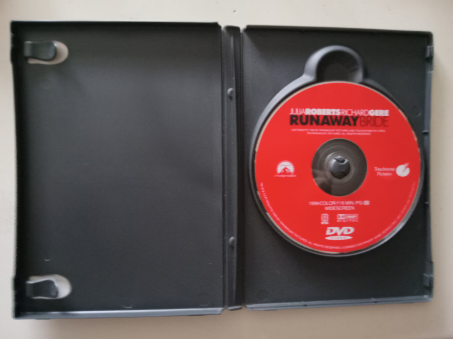 Runaway Bride, DVD Movie, Julia Roberts Widescreen, Rated PG, USED