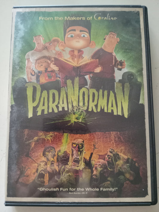 ParaNorman, Laika Animation DVD Movie, Anna Kendrick Widescreen, Rated PG, USED