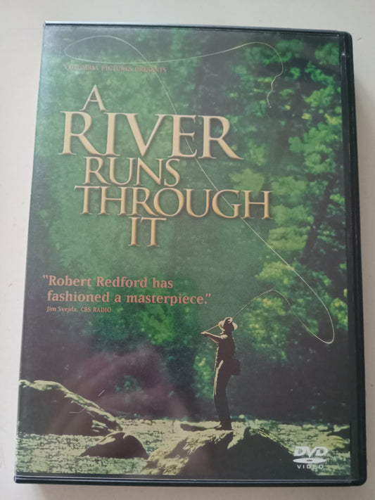 A River Runs Through It, DVD Movie, Brad Pitt Widescreen, Rated PG, USED