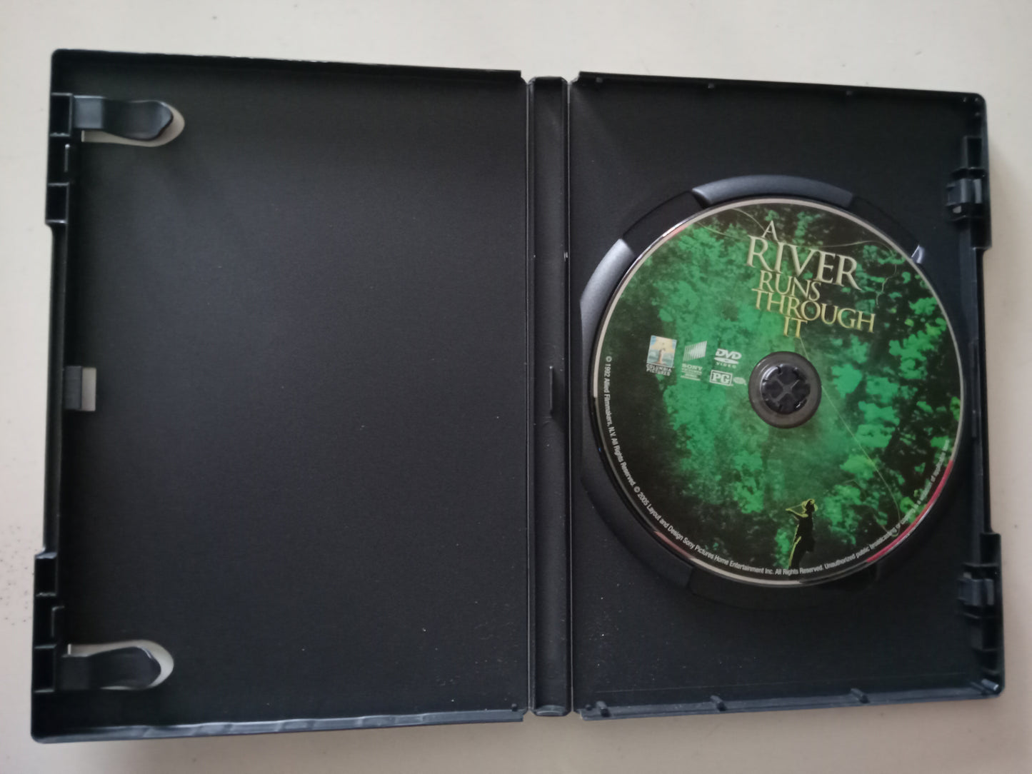 A River Runs Through It, DVD Movie, Brad Pitt Widescreen, Rated PG, USED