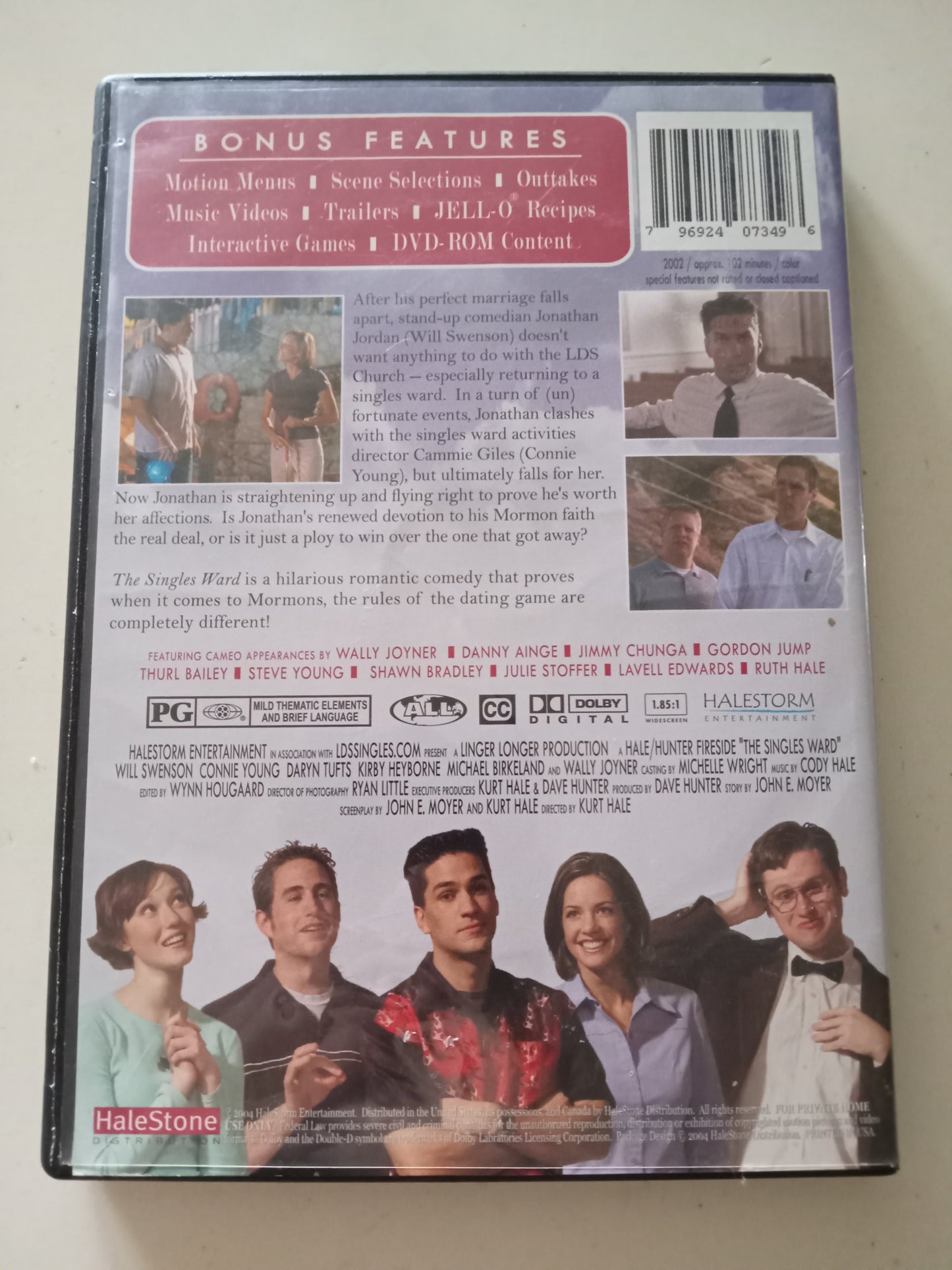 The Singles Ward, DVD Movie, Will Swenson Widescreen, Rated PG, USED