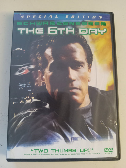 The 6th Day, 2 Disc Special Edition, DVD Movie, Arnold Schwarzenegger Widescreen, Rated PG-13, USED