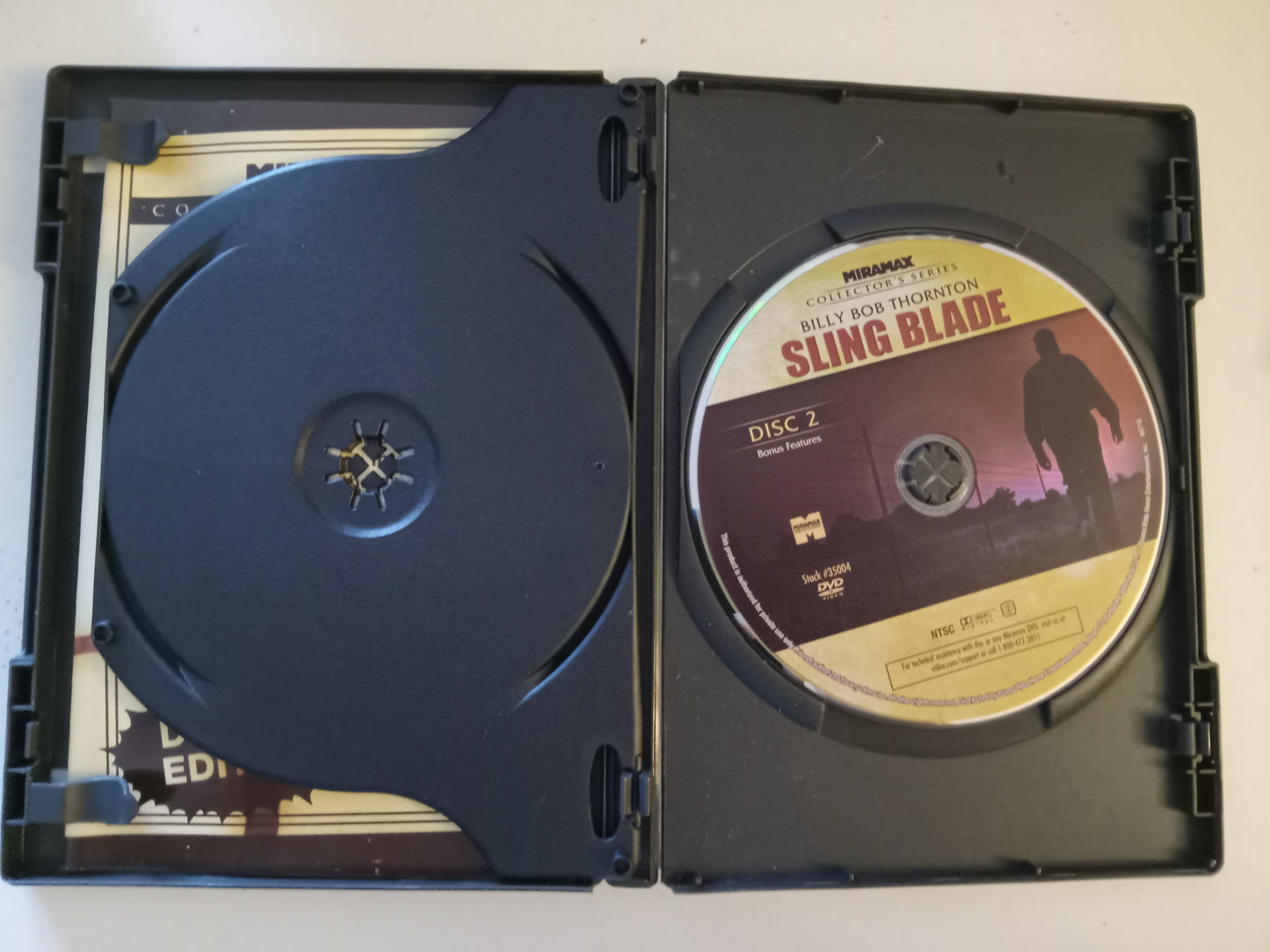 Sling Blade, Directors Cut, DVD Movie, Billy Bob Thornton Widescreen, 2 Disc Collector's Series Not Rated, Rare OOP, USED
