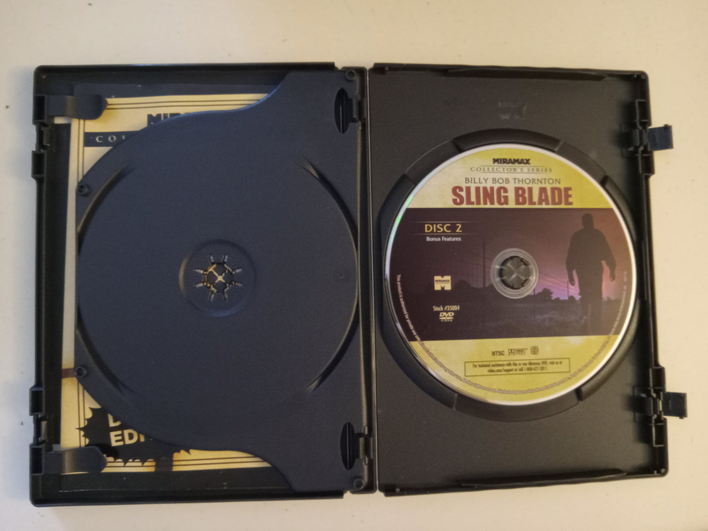 Sling Blade, Directors Cut, DVD Movie, Billy Bob Thornton Widescreen, 2 Disc Collector's Series Not Rated, Rare OOP, USED