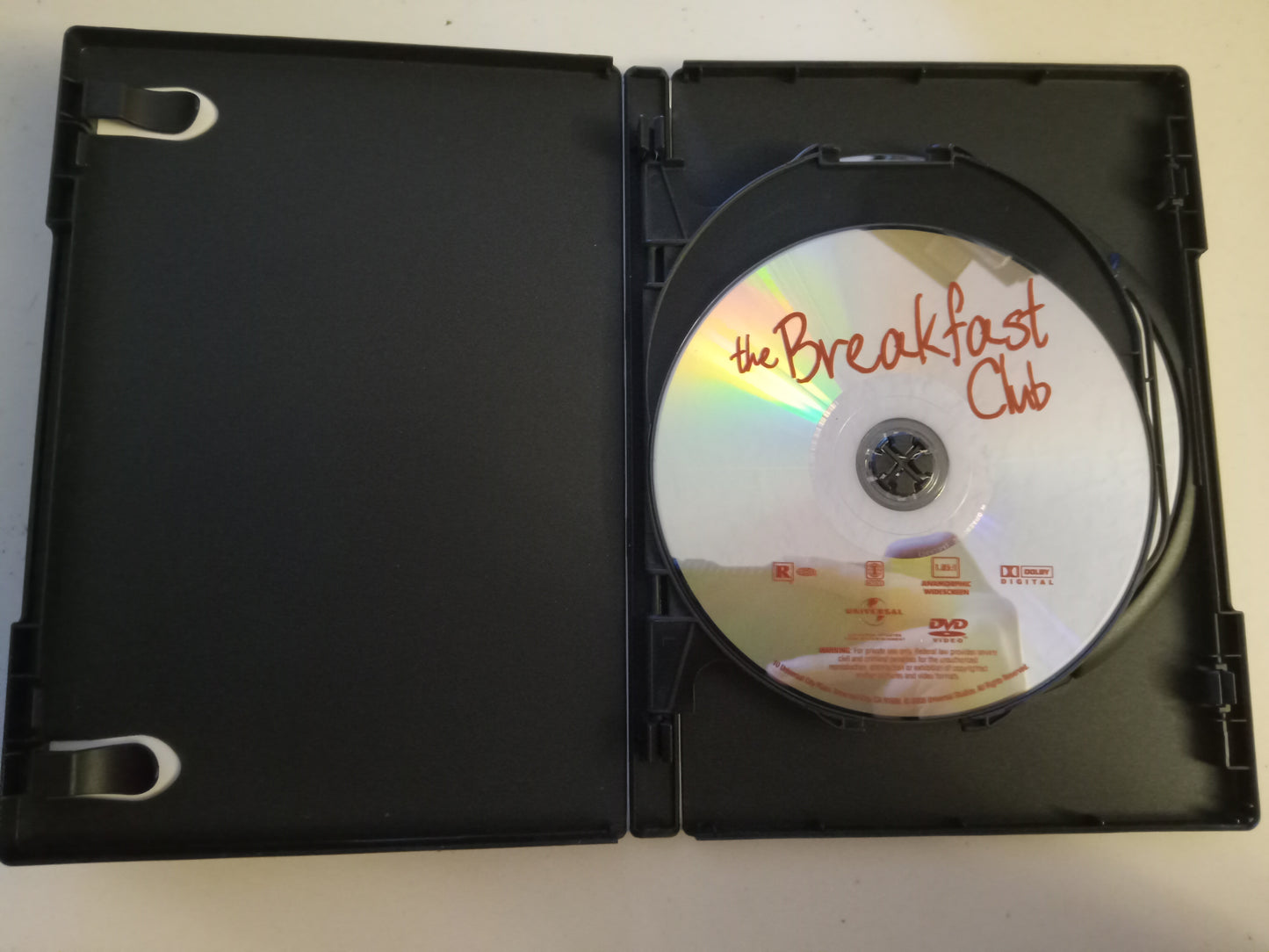 The Breakfast Club, Sixteen Candles, Fast Times At Ridgemont High, 3 DVD Movies, Widescreen, Rated PG/R, USED