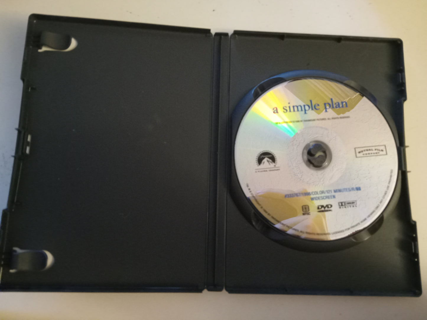 A Simple Plan, DVD Movie, Bill Paxton Widescreen, Rated R, USED