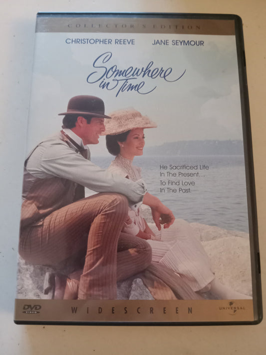 Somewhere in Time Collectors Edition, DVD Movie, Christopher Reeve Widescreen, Rated PG, USED
