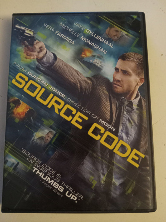 Source Code DVD Movie, Jake Gyllenhaal Fullscreen, Rated PG-13, USED
