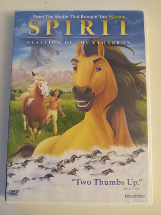 Spirit, Stallion Of The Cimarron, DreamWorks Animation DVD Movie, Fullscreen/Widescreen, Rated G, USED