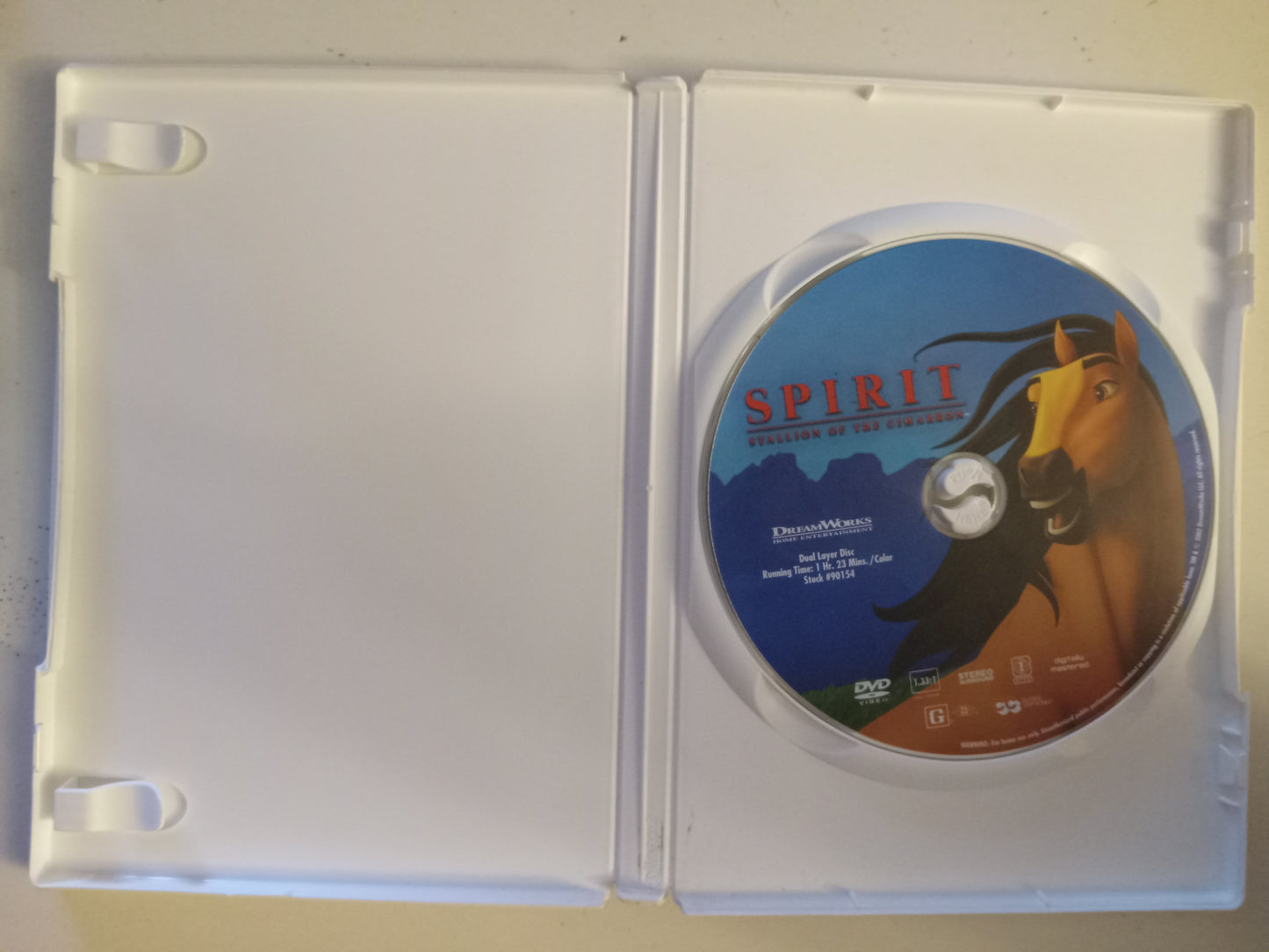Spirit, Stallion Of The Cimarron, DreamWorks Animation DVD Movie, Fullscreen/Widescreen, Rated G, USED