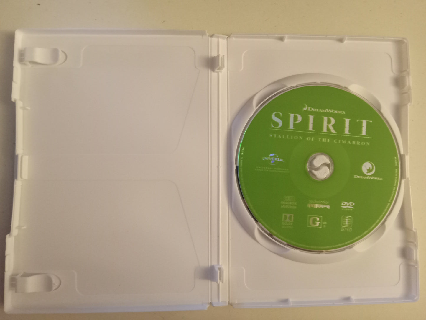 Spirit, Stallion Of The Cimarron, DreamWorks Animation DVD Movie, Fullscreen/Widescreen, Rated G, USED