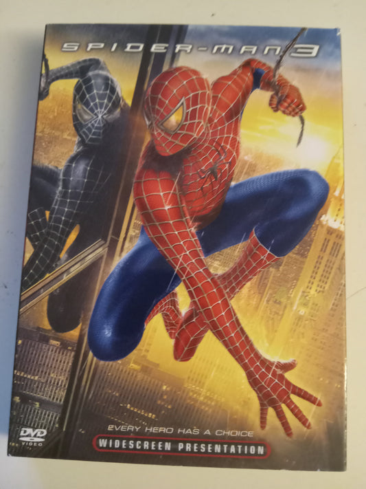 Spider-Man 3, DVD Movie, Tobey Maguire Widescreen, Rated PG-13, USED