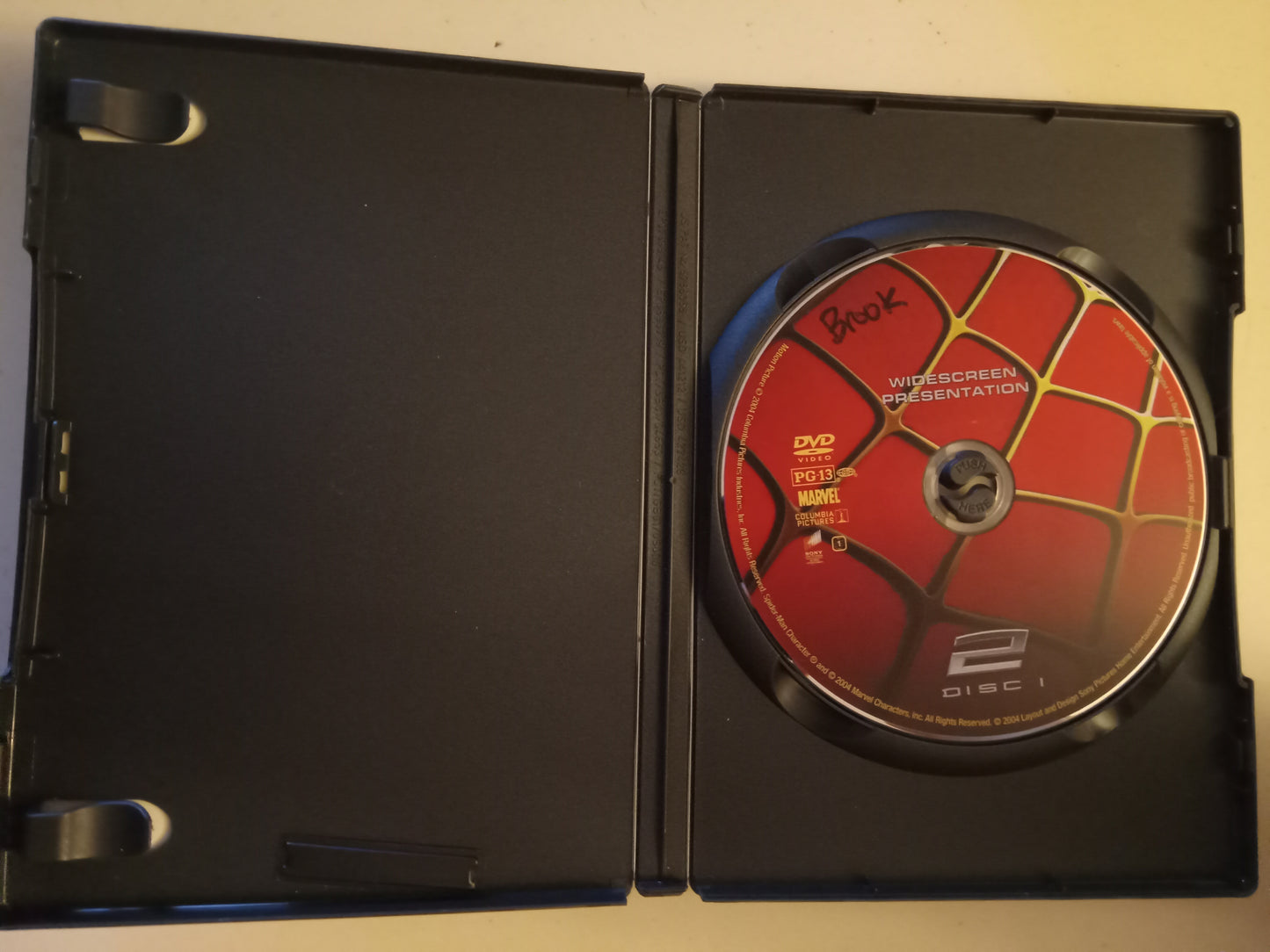 Spider-Man 2, DVD Movie, Tobey Maguire Widescreen, Rated PG-13, USED
