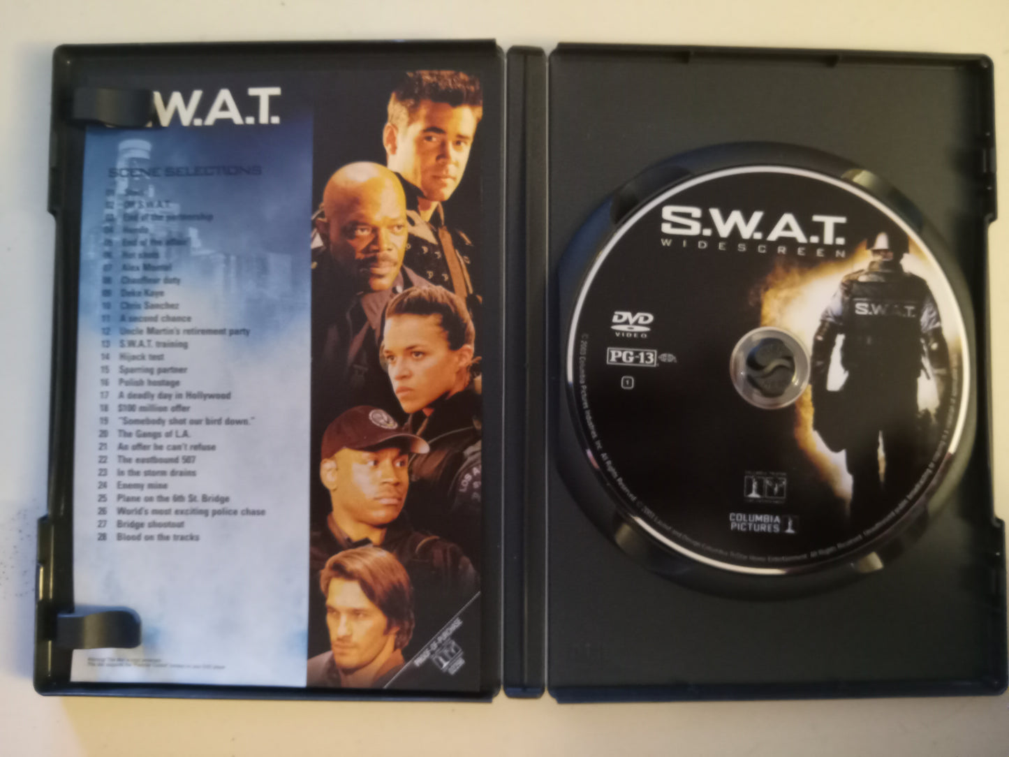 S.W.A.T, DVD Movie, Samuel Jackson Widescreen/Fullscreen, Special Ed. Rated PG-13, USED