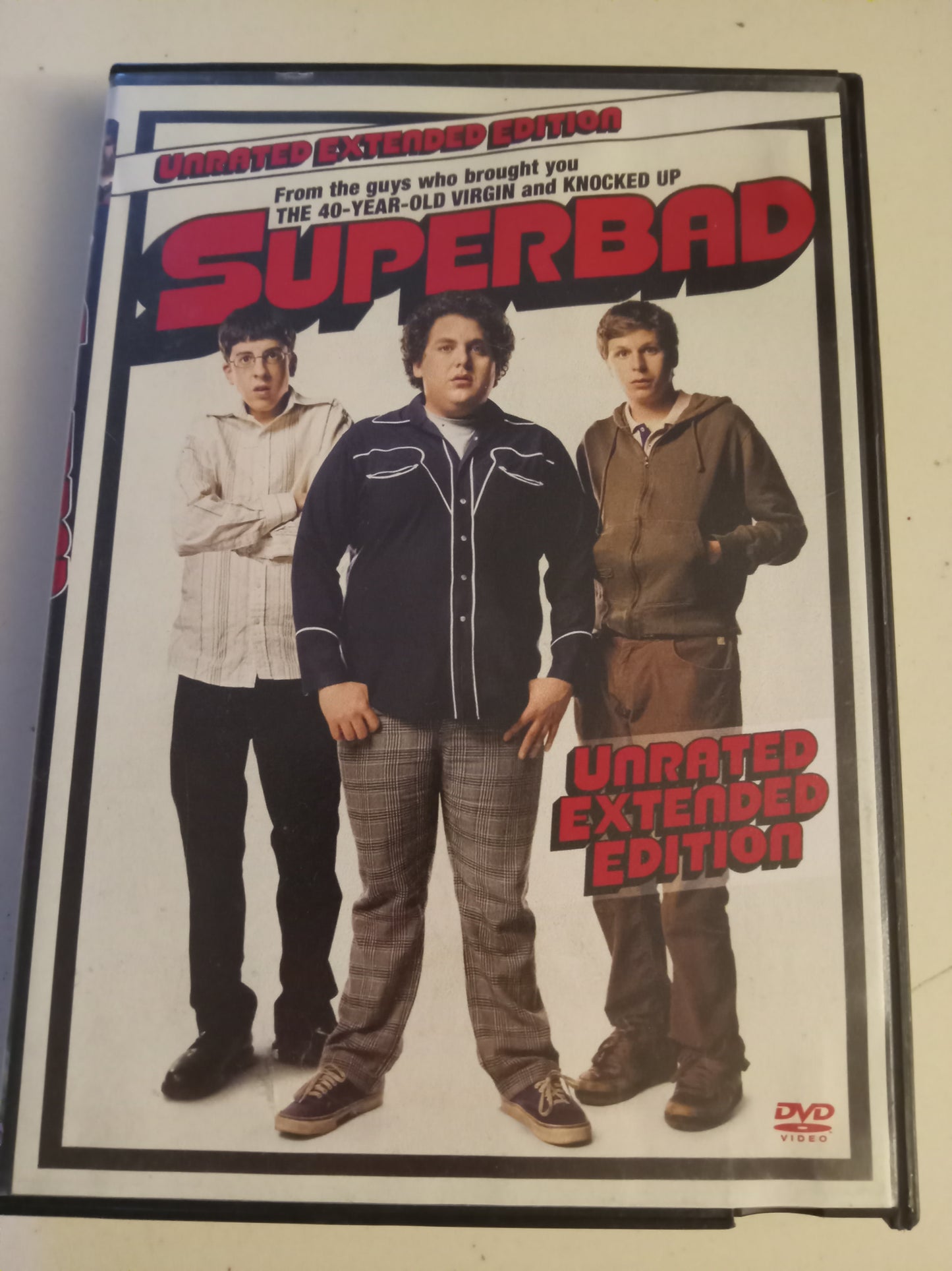 SuperBad, DVD Movie, Jonah Hill Widescreen, Not Rated, USED
