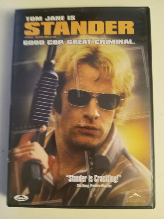 Stander, DVD Movie, Tom Jane Widescreen, Not Rated, USED