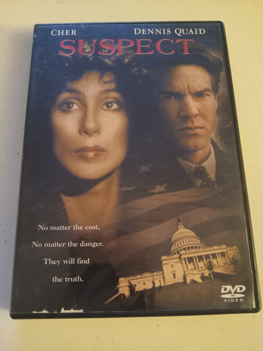 Suspect, DVD Movie, Cher, Dennis Quaid Fullscreen, Rated R, USED