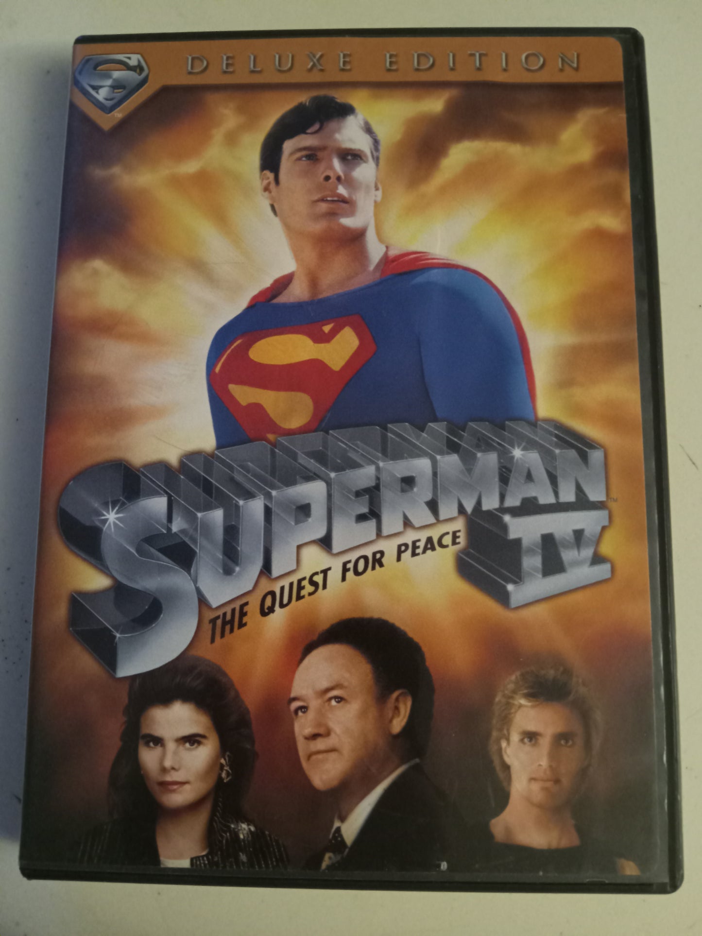 Superman IV 4, The Quest For Peace, DVD Movie, Christopher Reeve Widescreen, Rated PG, USED