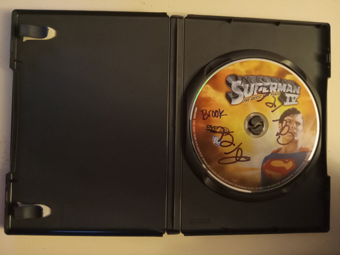 Superman IV 4, The Quest For Peace, DVD Movie, Christopher Reeve Widescreen, Rated PG, USED