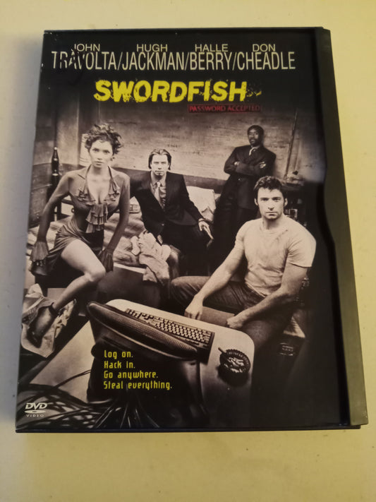 Swordfish, DVD Movie, John Travolta Widescreen, Rated R, USED