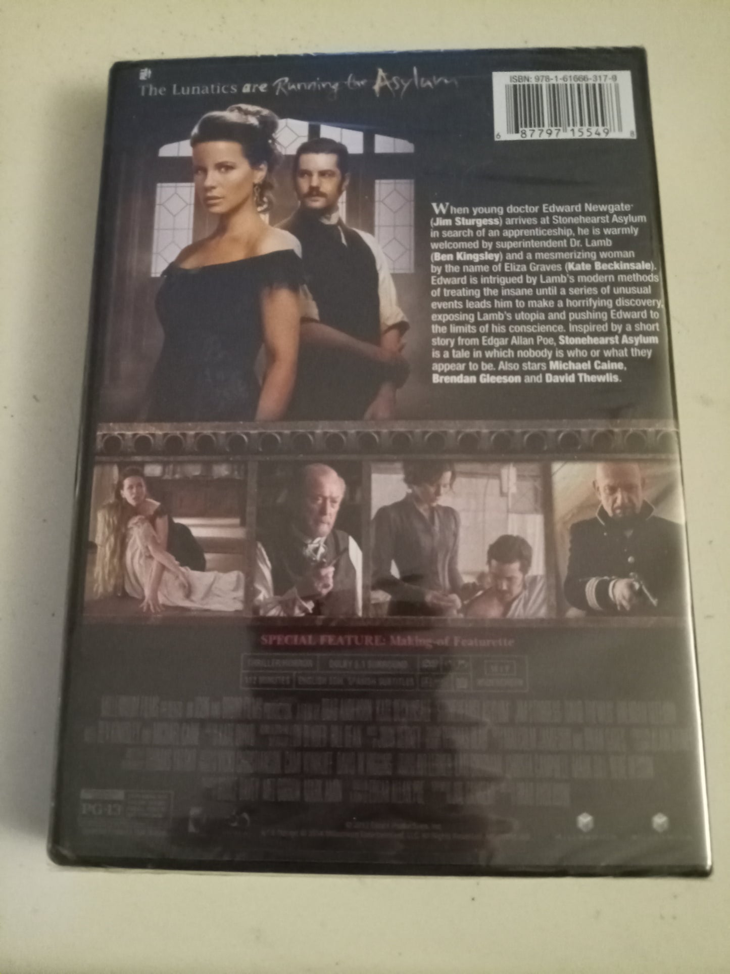 Stonehearst Asylum, DVD Movie, Kate Beckinsale Widescreen, Rated PG-13, NEW